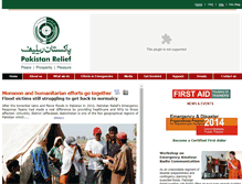 Tablet Screenshot of pakistan-relief.org